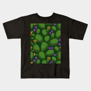 Flowering opuntia Kids T-Shirt